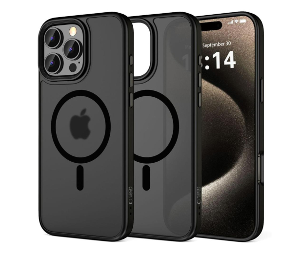 TECH-PROTECT Magmat Magsafe do iPhone 16 Pro Max Matte Black 5906302311118 - 1278098 - zdjęcie